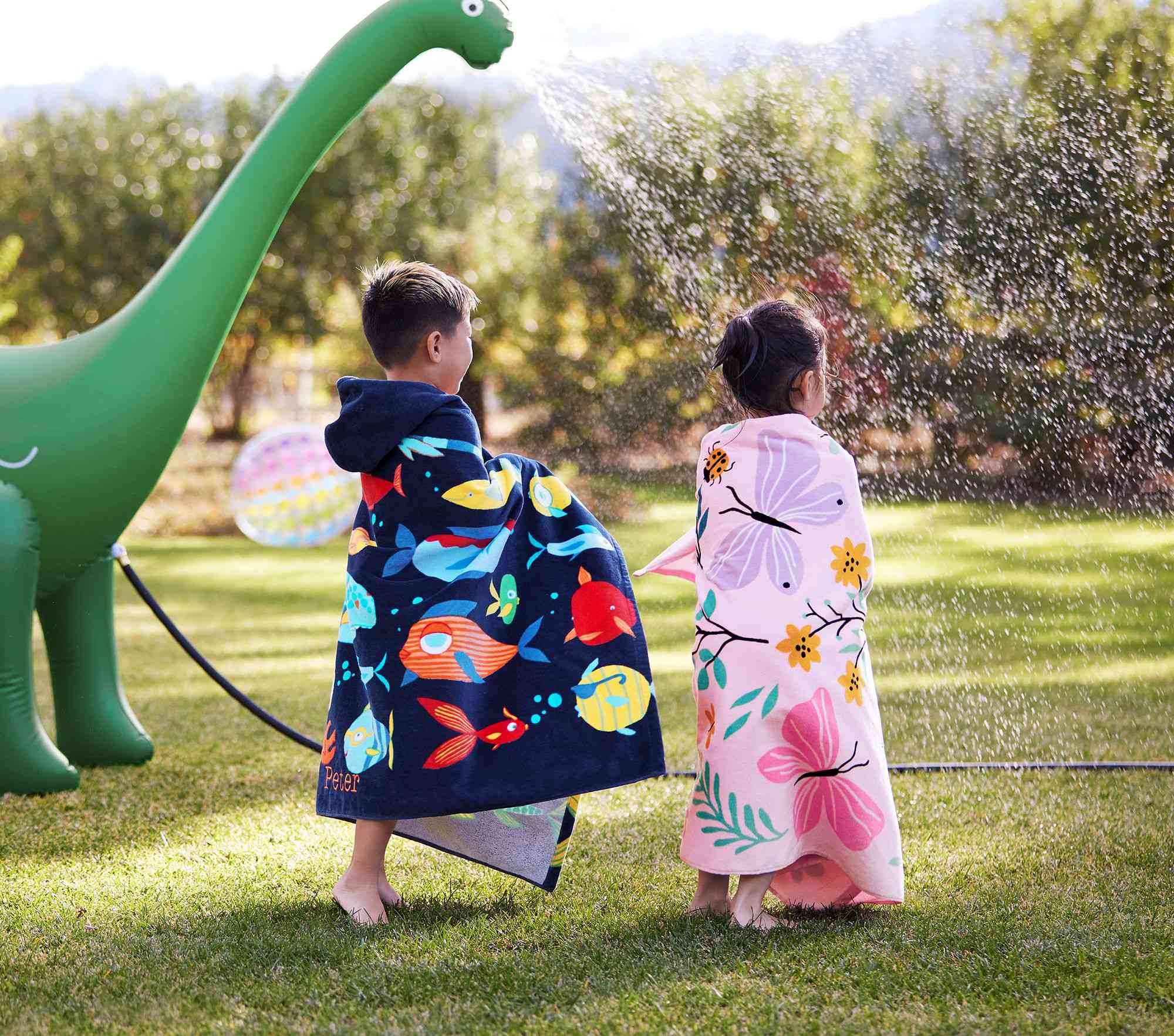 Wildflower Butterfly Kid Beach Towel