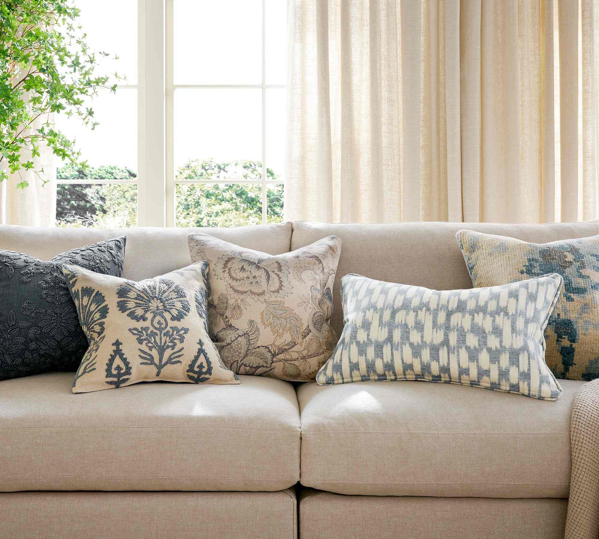 Azalea Palampore Printed Pillow