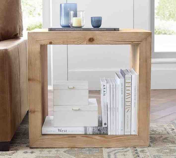 Folsom Wood End Table, Desert Pine