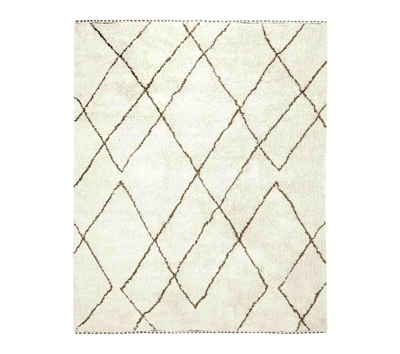 Bahari Handcrafted Easy Care Rug, 8' x 10', Ivory Multi