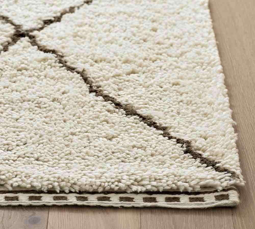 Bahari Handcrafted Easy Care Rug, 8' x 10', Ivory Multi