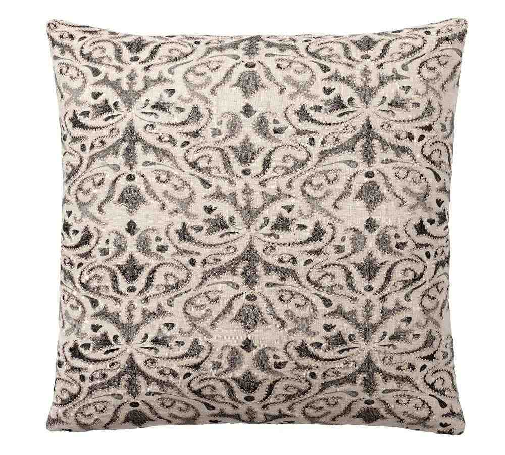 Reilley Linen Embroidered Pillow Covers