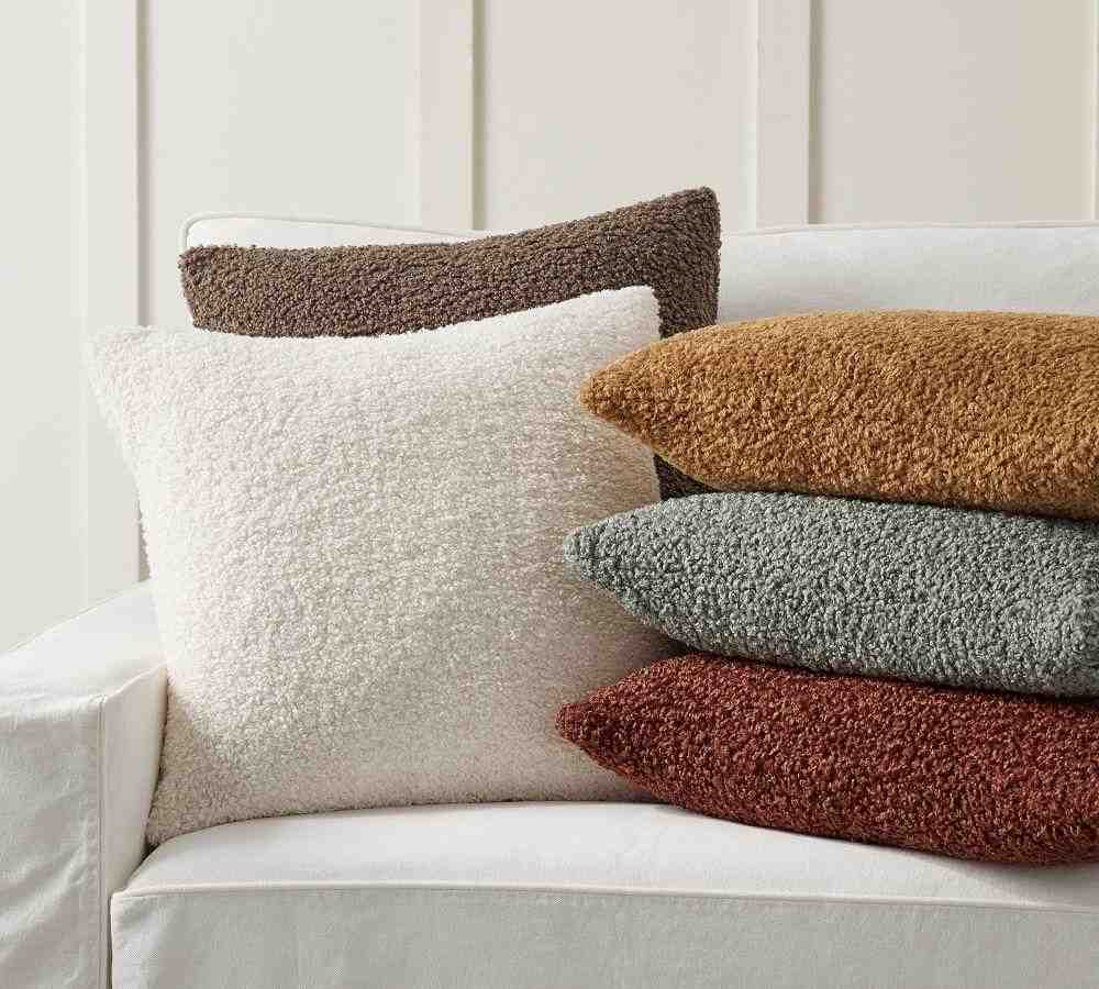 Cozy Teddy Faux Fur Pillow Covers