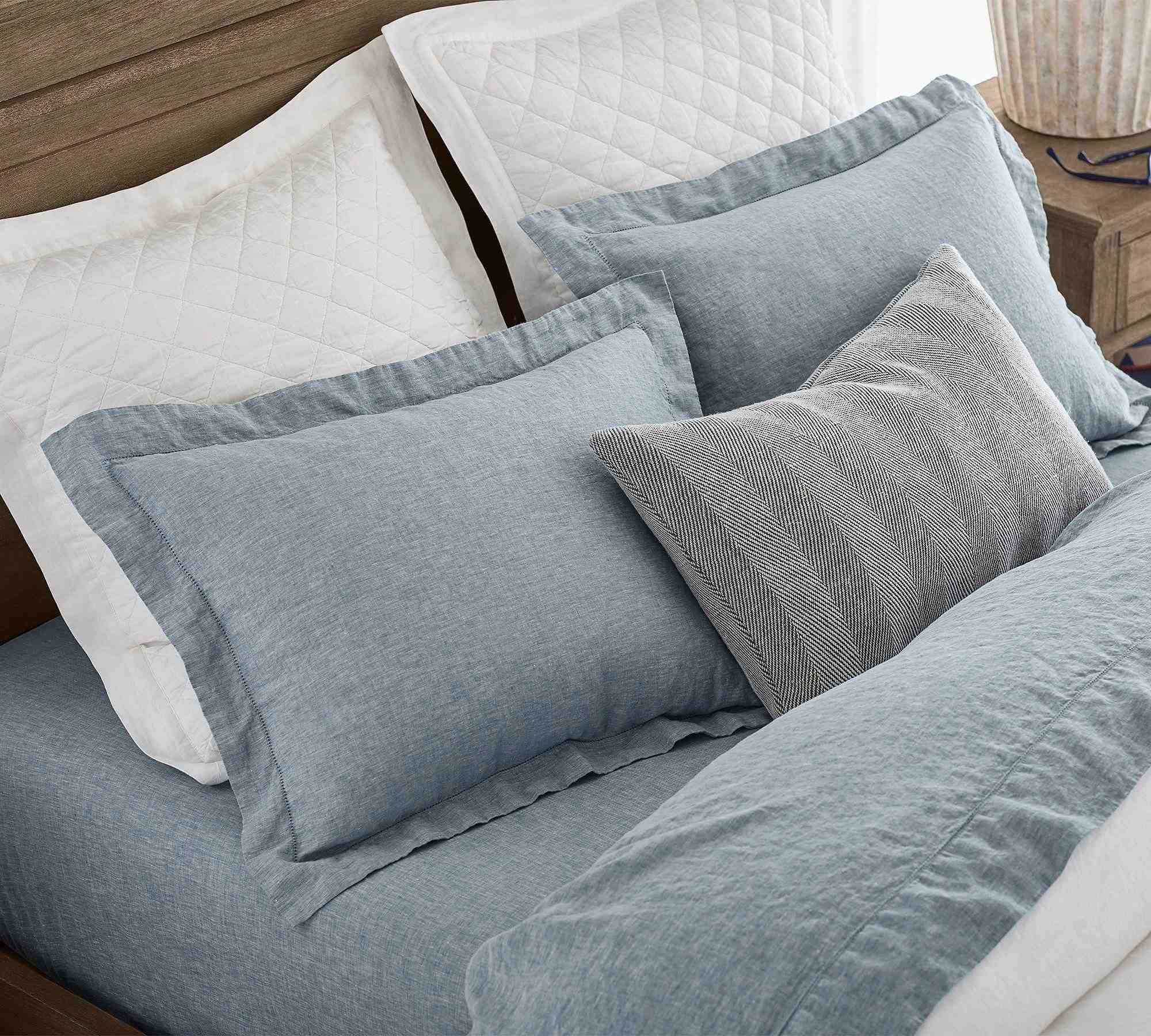 Classic Belgian Flax Linen Fitted Sheet