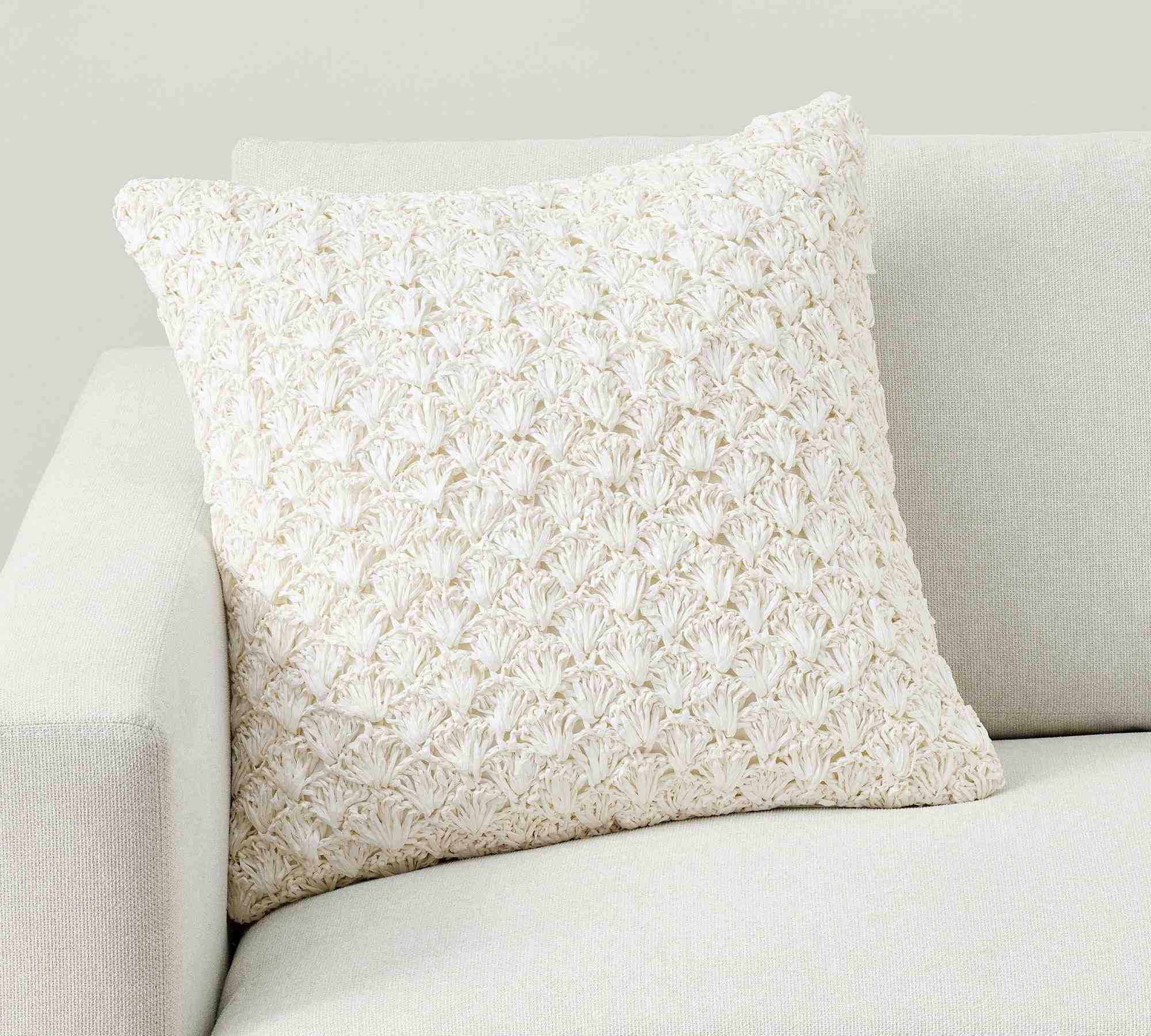 Shell Crochet Pillow