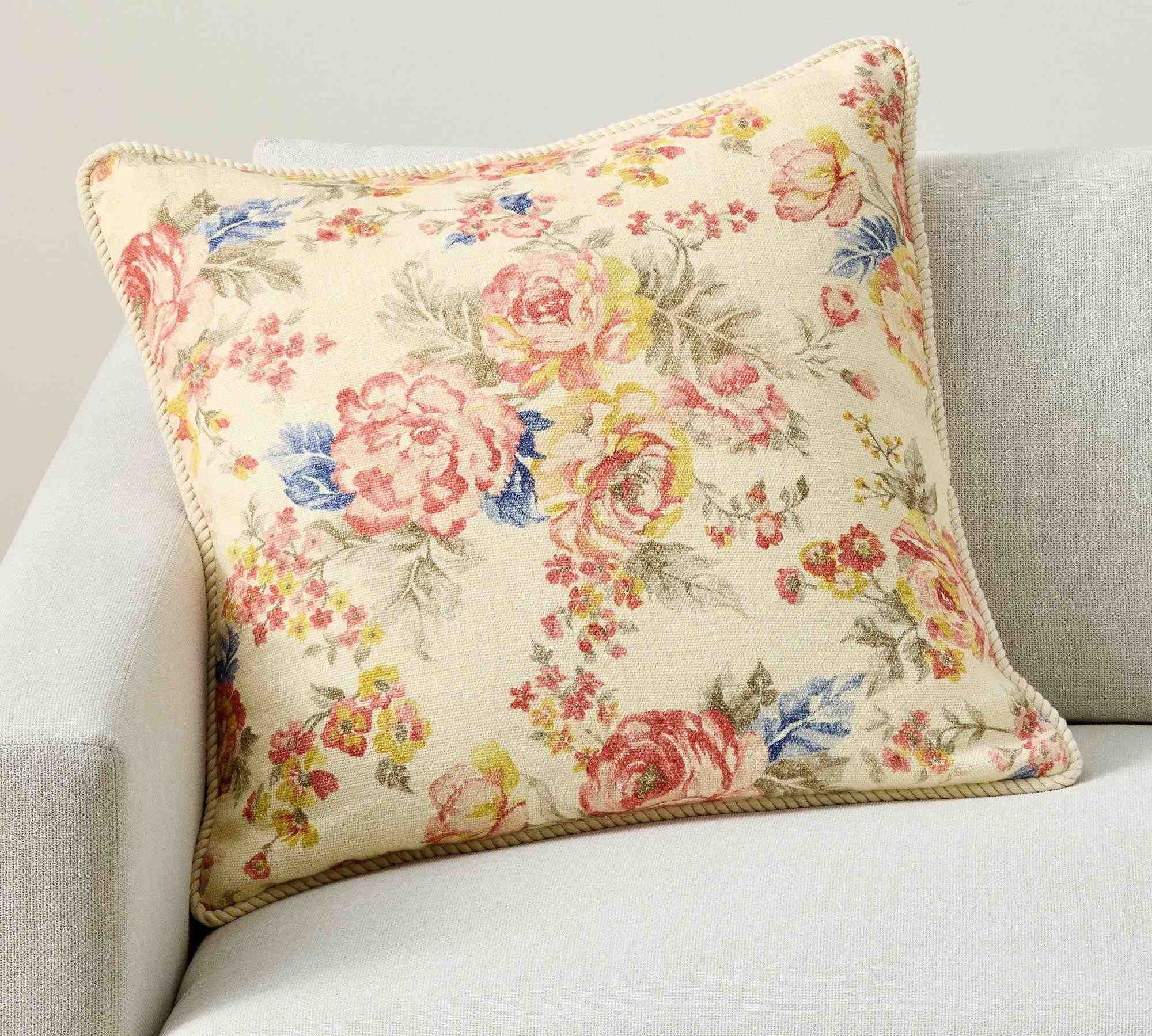 Pottery Barn | Cammi Floral Printed Pillow