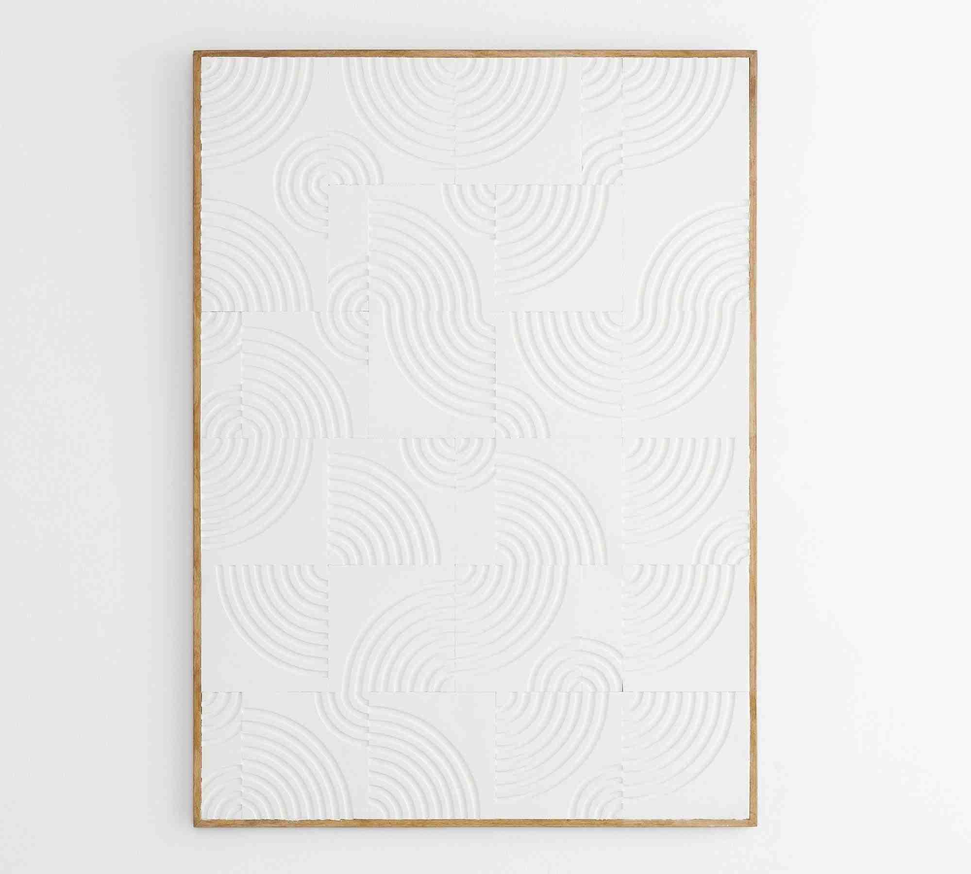 Plaster Tile Wall Art