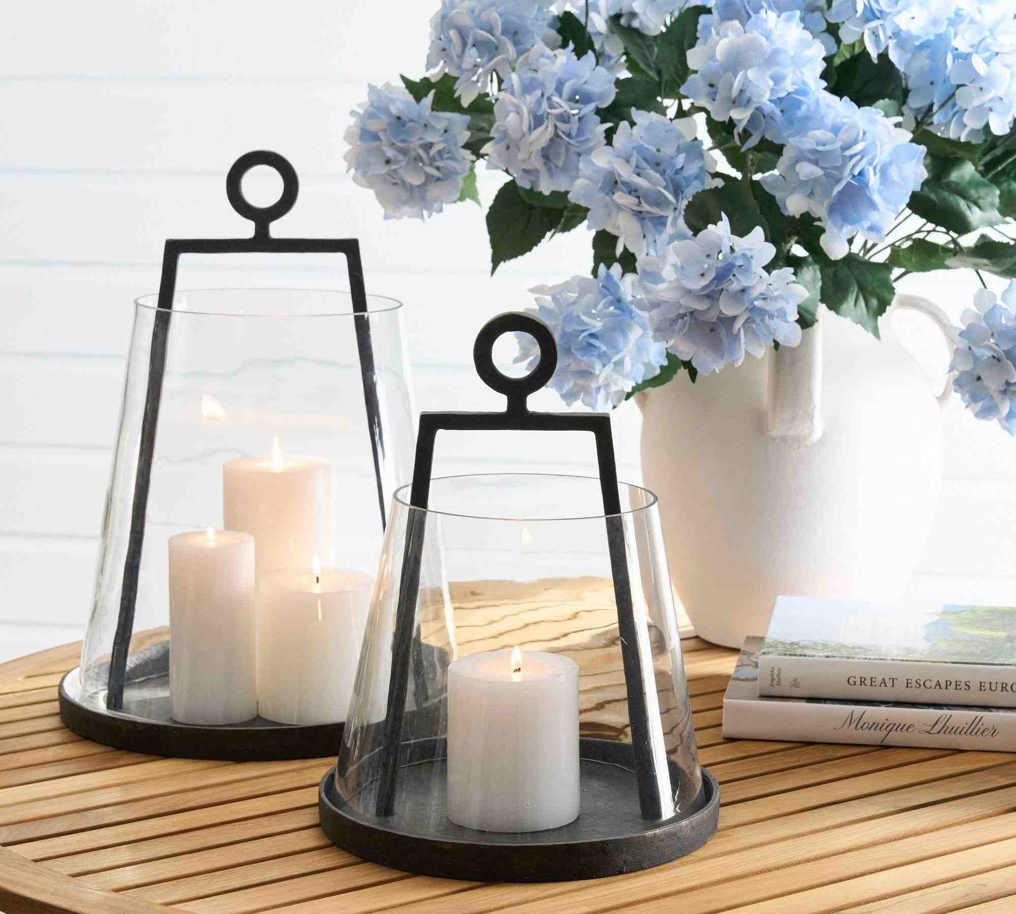 Easton Outdoor Forged-Iron Lantern