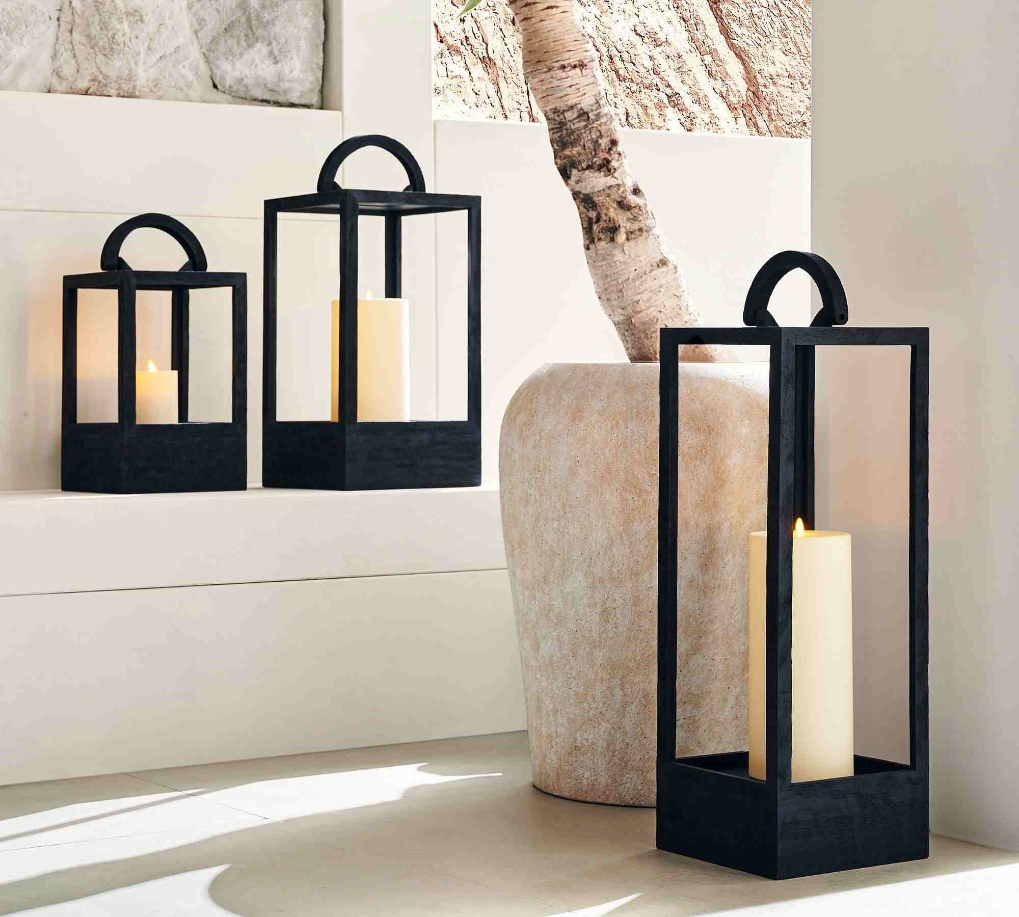 Decker Mango Wood Lantern Collection