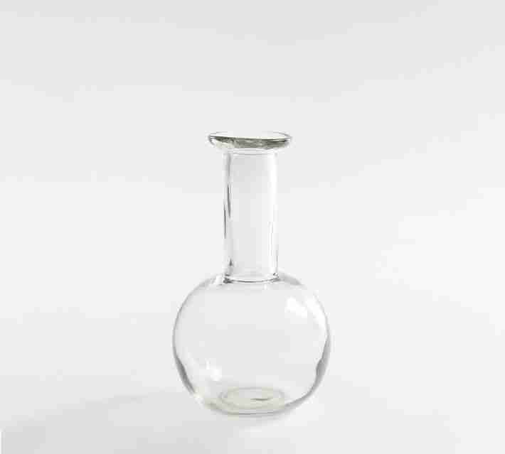 Round Recycled Glass Vases