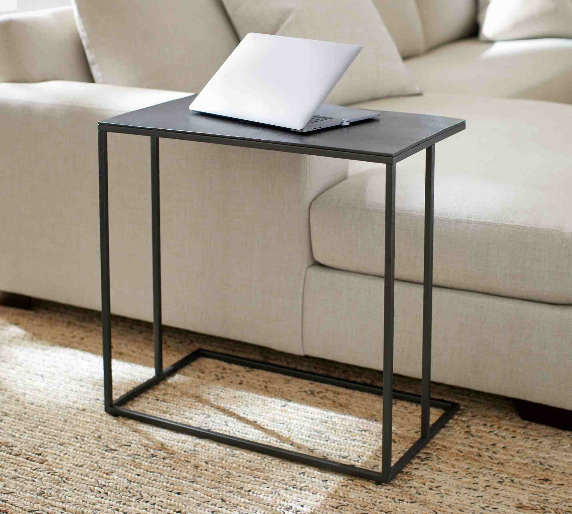 Duke 27" Rectangular Metal C-Table