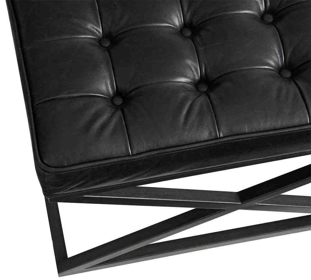 Kirkham Leather Bench