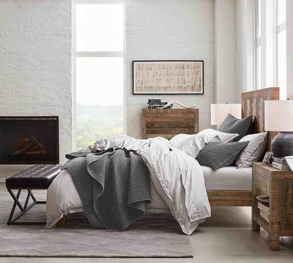 Kirkham Leather Bench