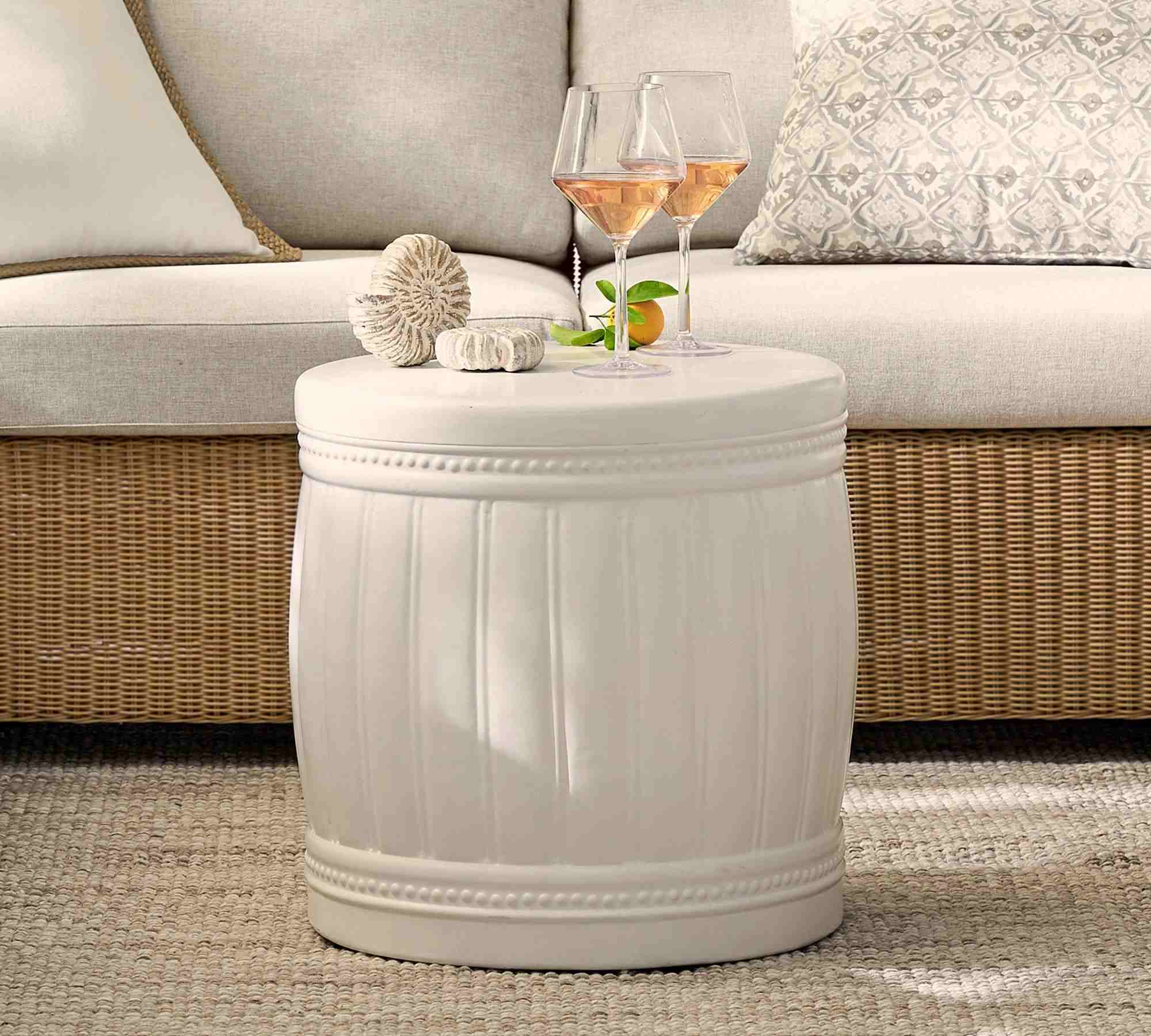 Bridgeport 19" Metal Side Table