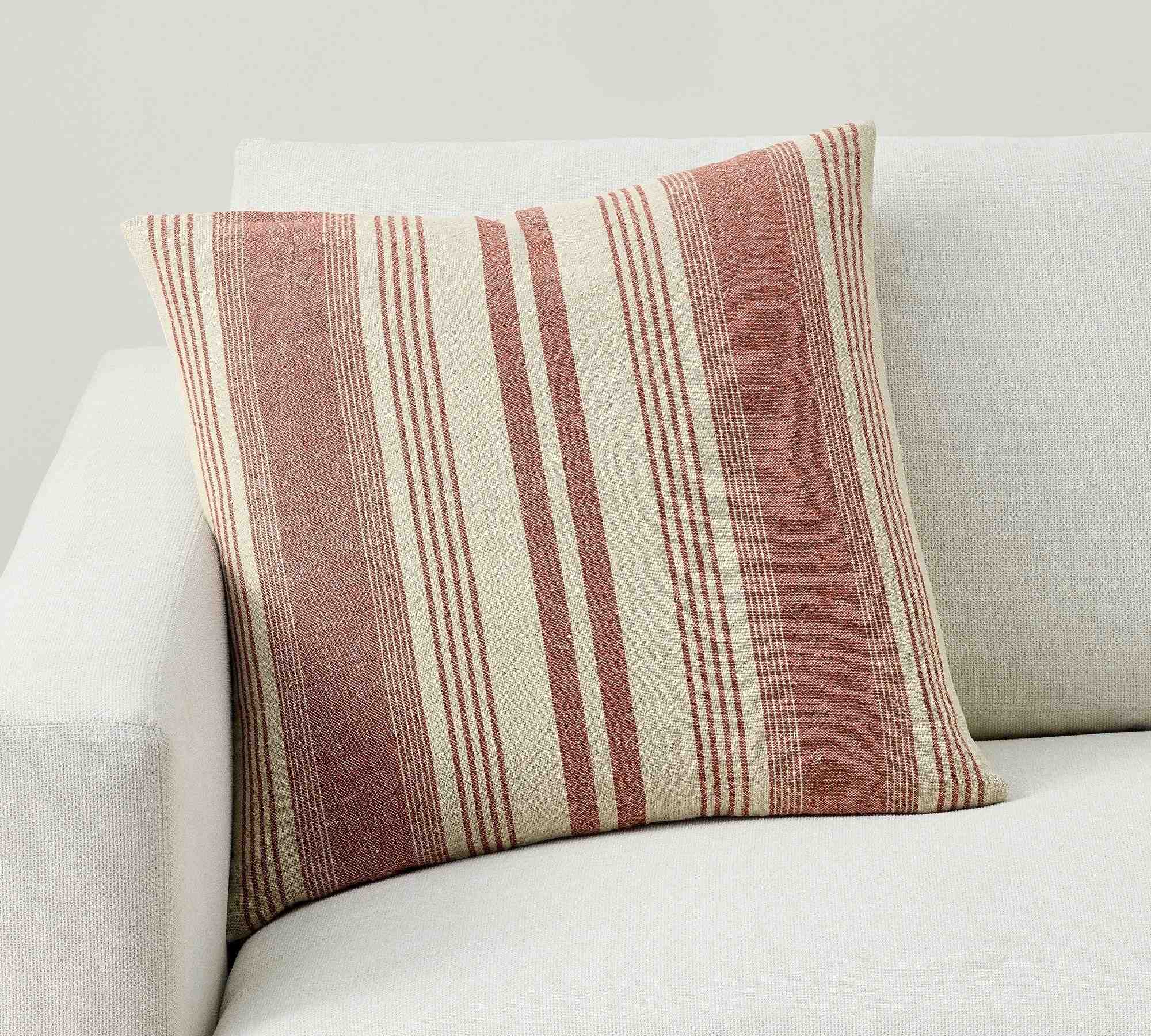 Pottery Barn | Rustic Striped Pillow