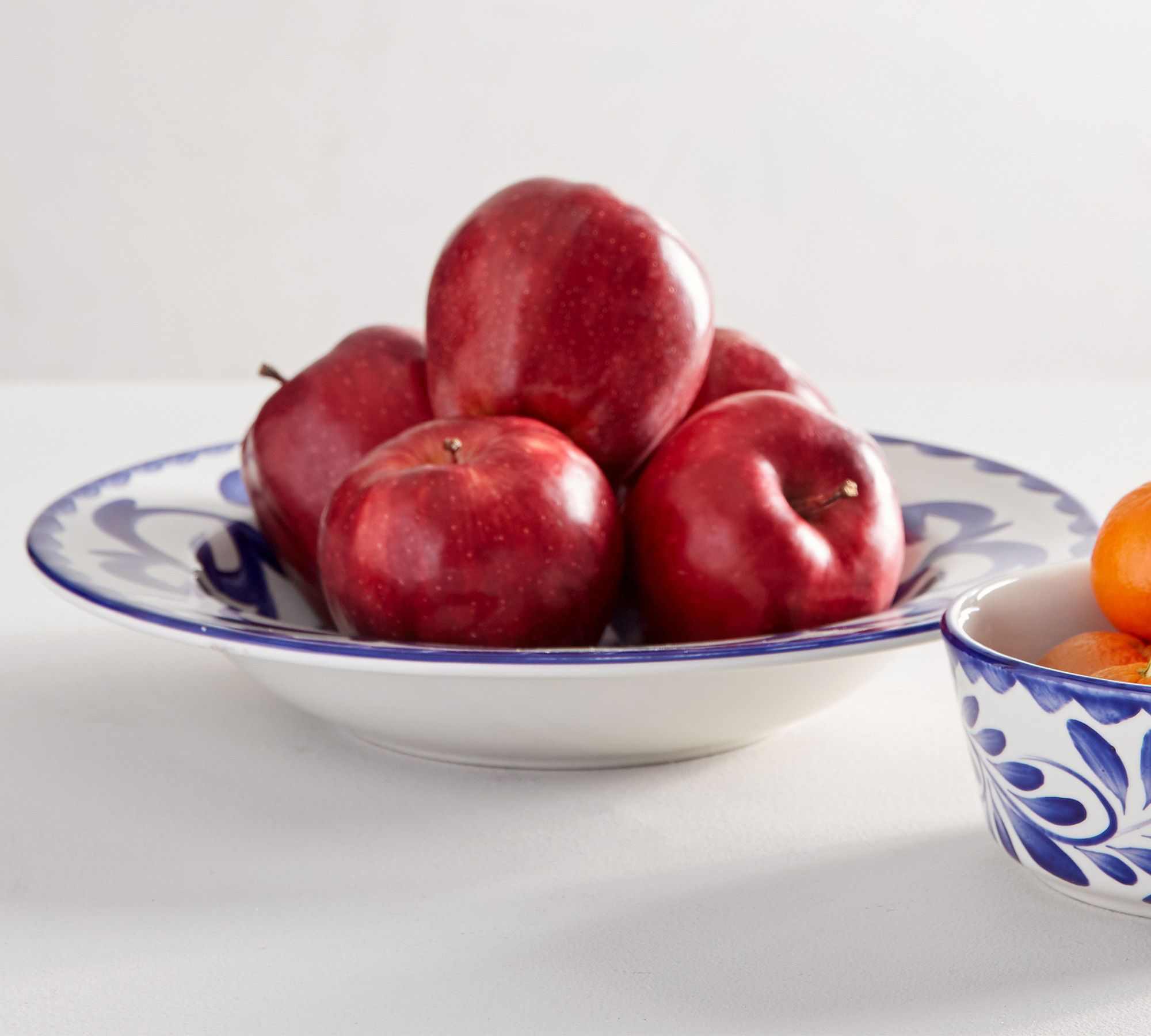 Pottery Barn | Puebla Porcelain Wide Rim Serving Bowl