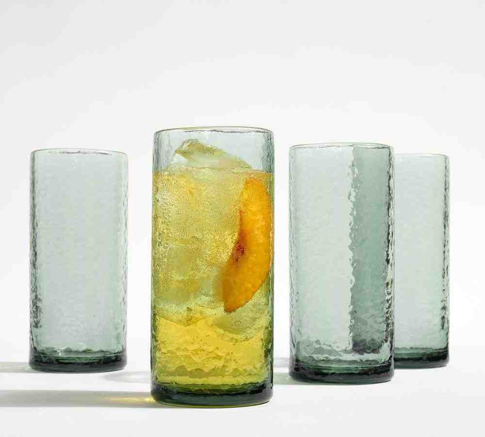 Hammered Outdoor Drinking Glasses, Set of 4