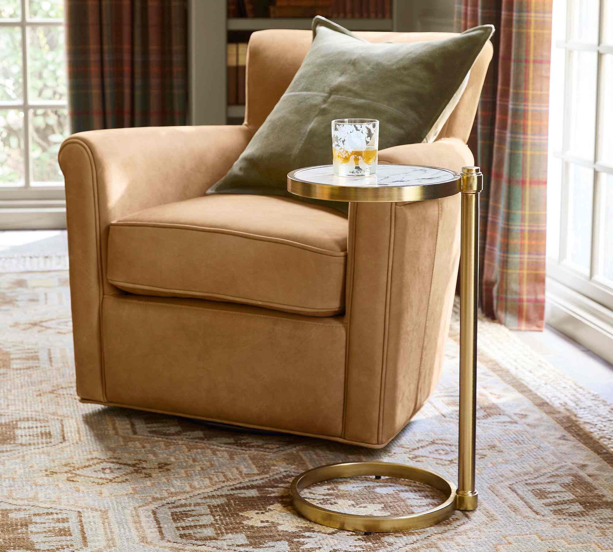Everson Round Stone C-Table (13.5")