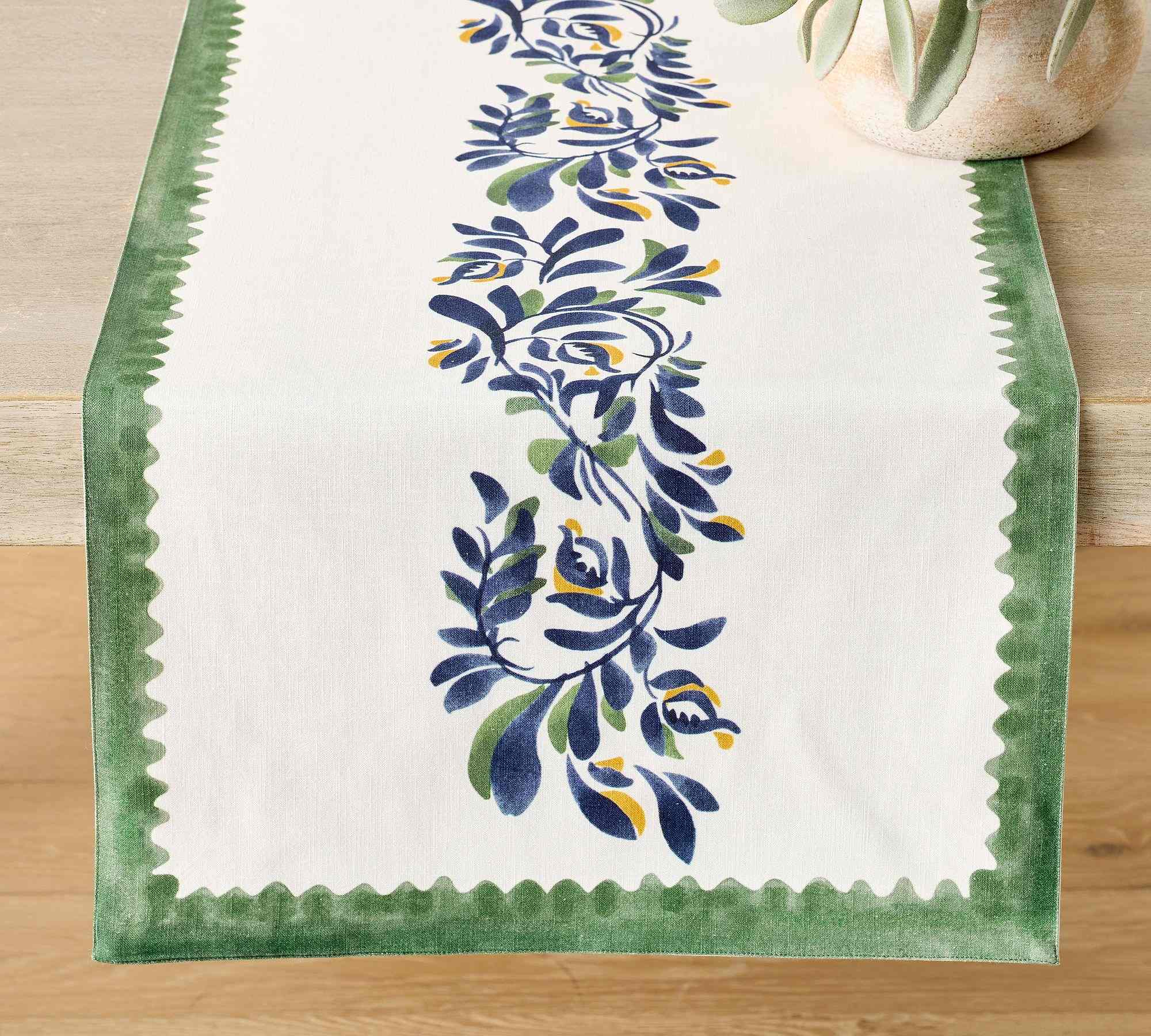 Pottery Barn | Puebla Multi Organic Cotton Table Runner