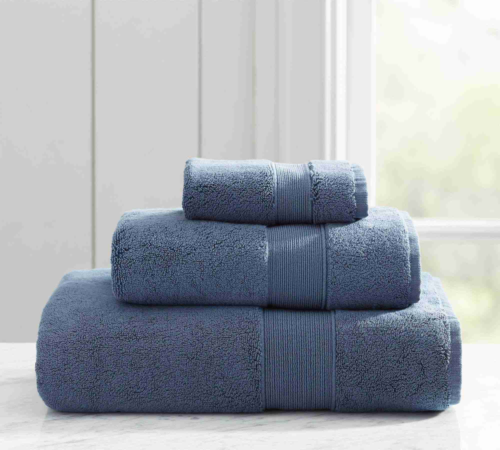 Classic Organic Towels, Indigo