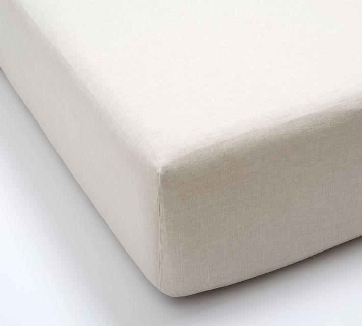 Pottery Barn | Belgian Flax Linen Fitted Sheet