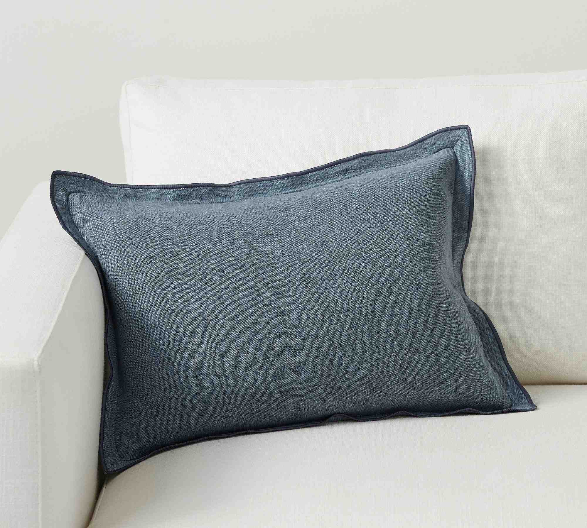 Galen Linen Lumbar Throw Pillow