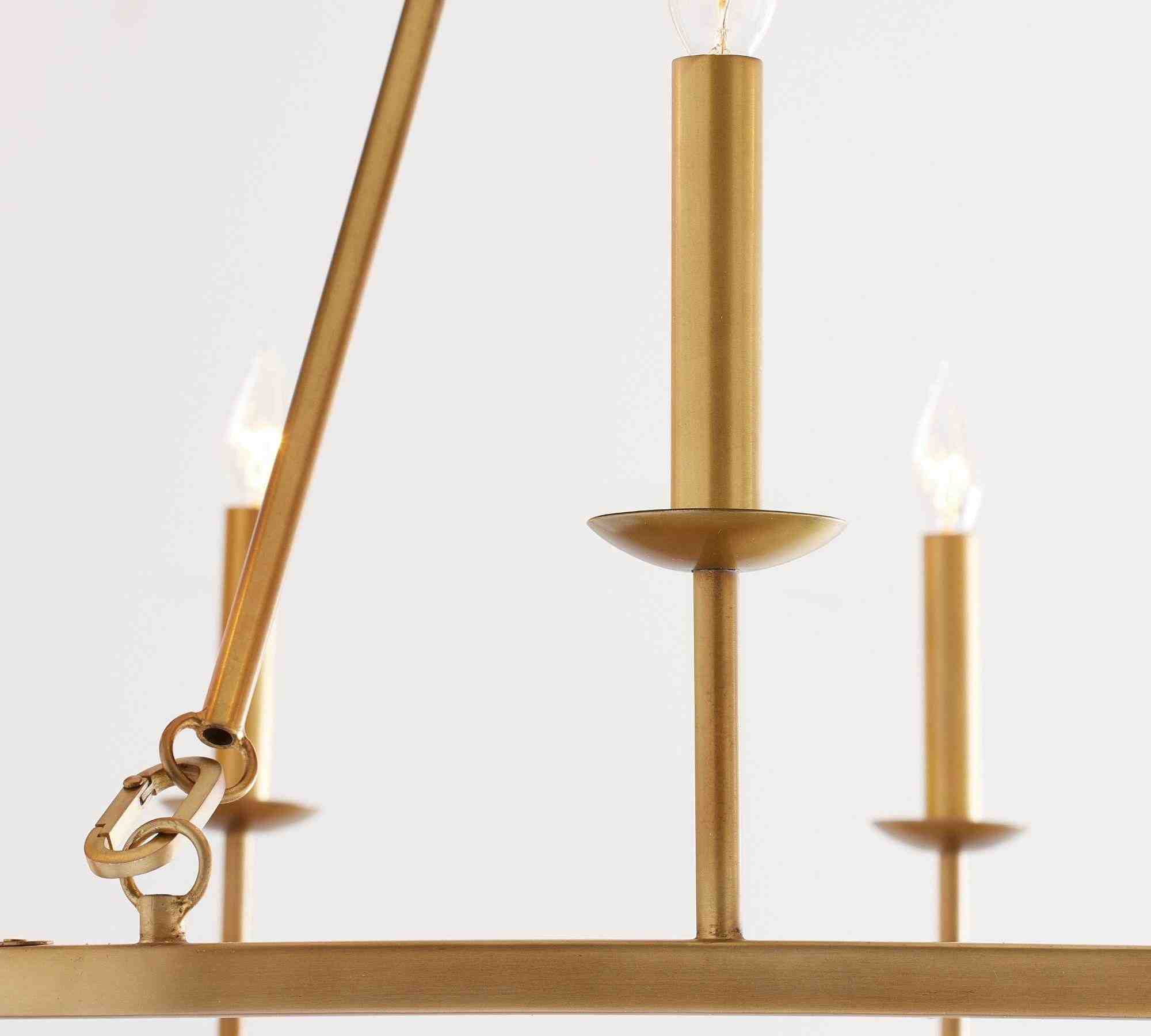 Remington Iron Round Chandelier