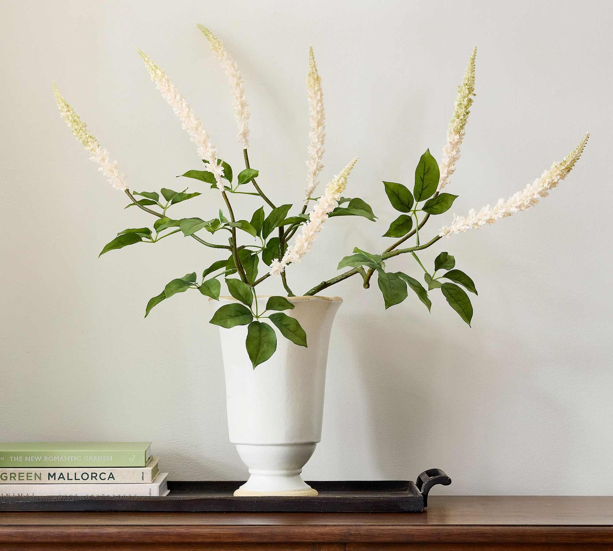 Faux Butterfly Bush Branch