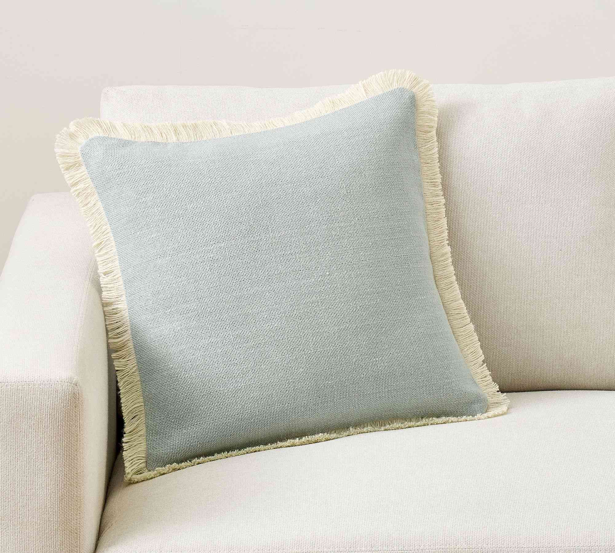 Pottery Barn | Everyday Linen With Fringe Pillow