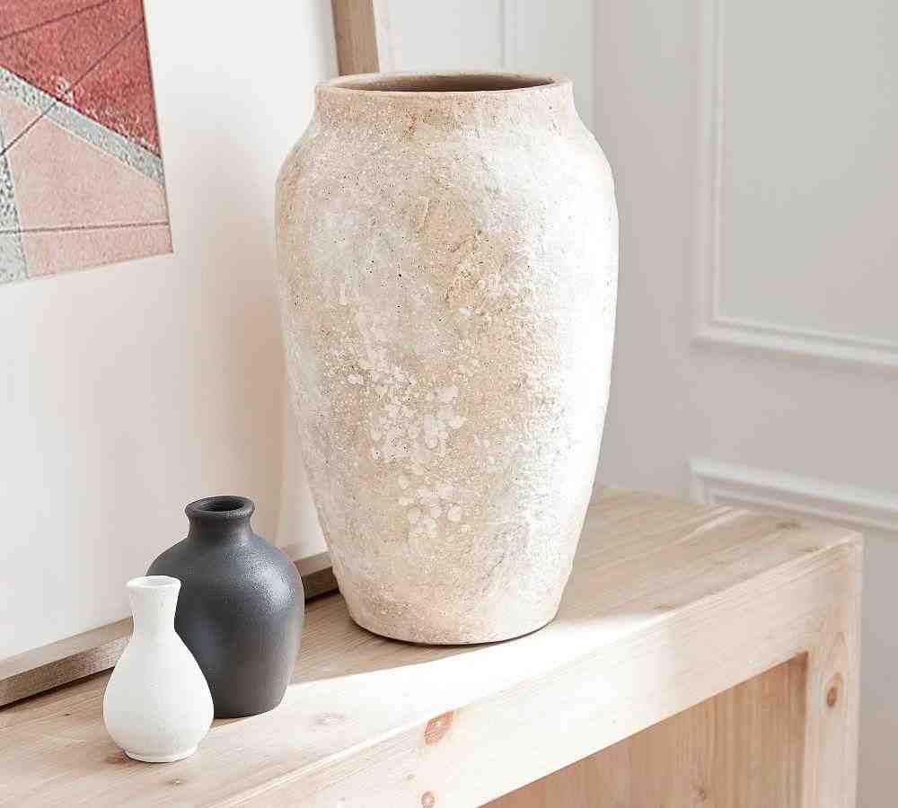 Artisan Hand Painted Earthenware Vases