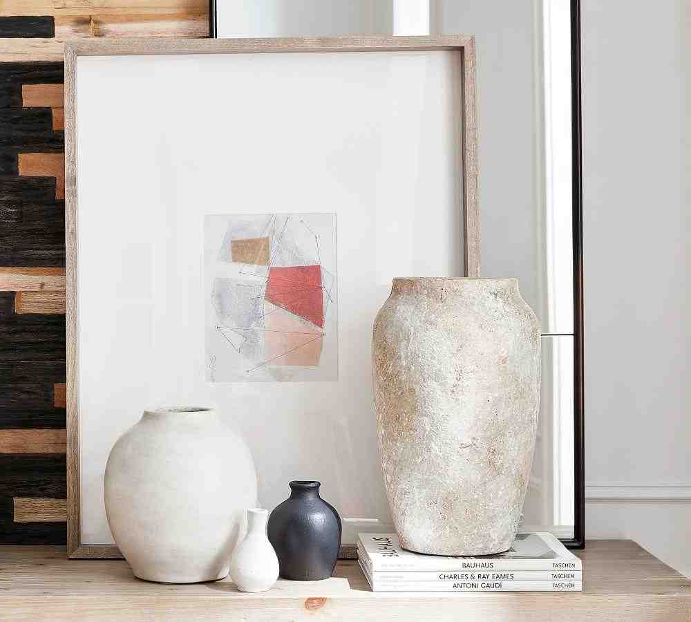 Artisan Hand Painted Earthenware Vases