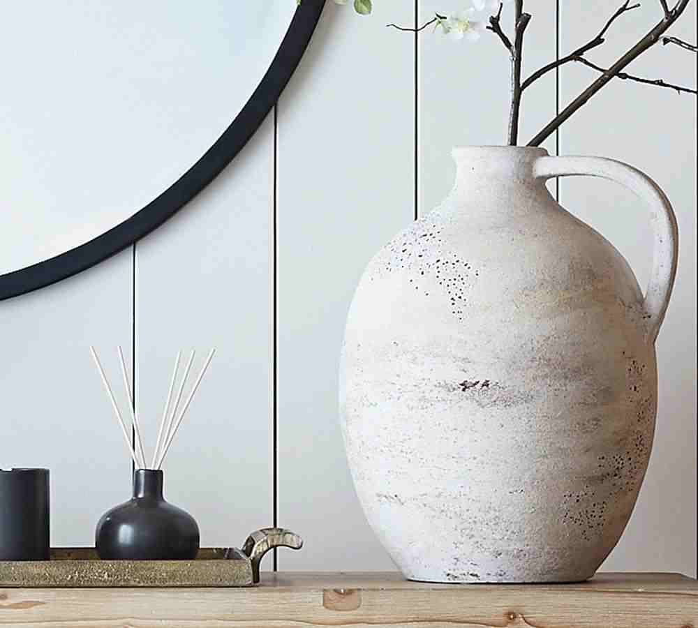 Artisan Hand Painted Earthenware Vases