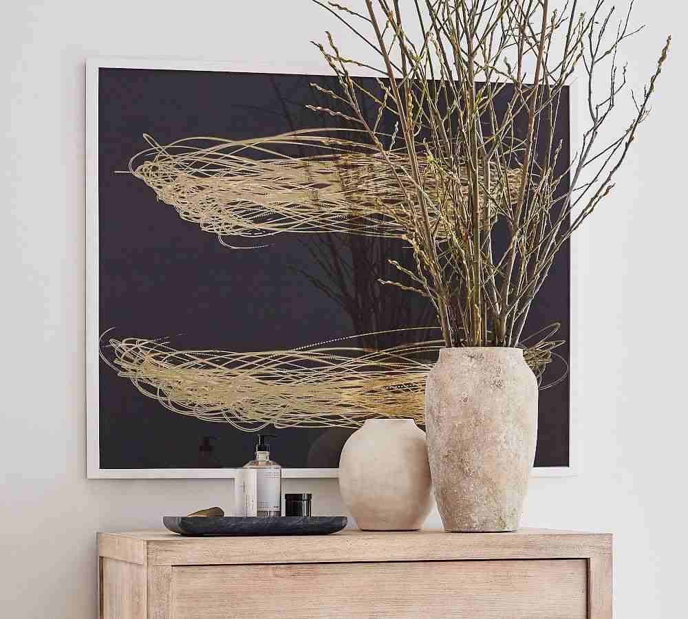 Artisan Hand Painted Earthenware Vases