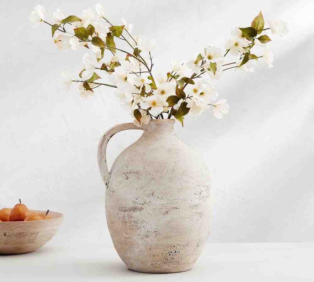 Artisan Hand Painted Earthenware Vases