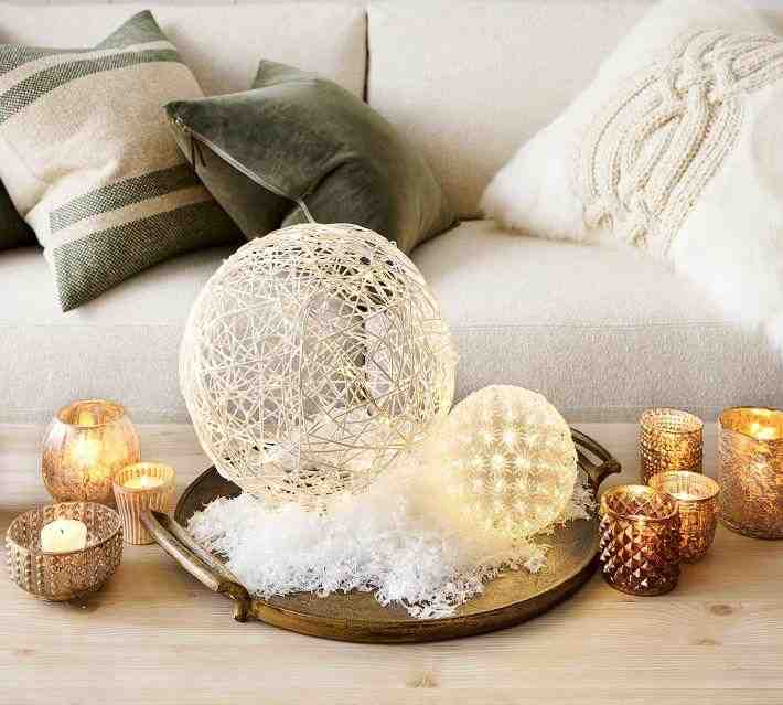 Oxidized Mercury Glass Votive Candleholders