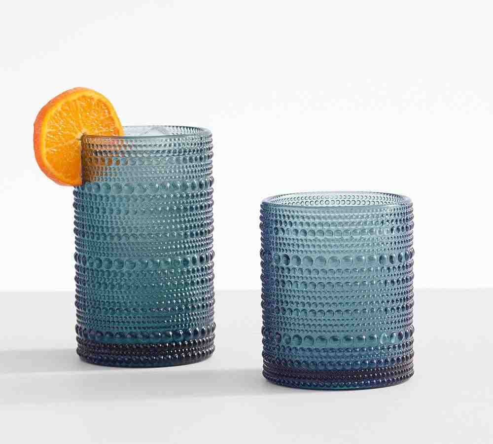 Jupiter Hobnail Drinking Glass