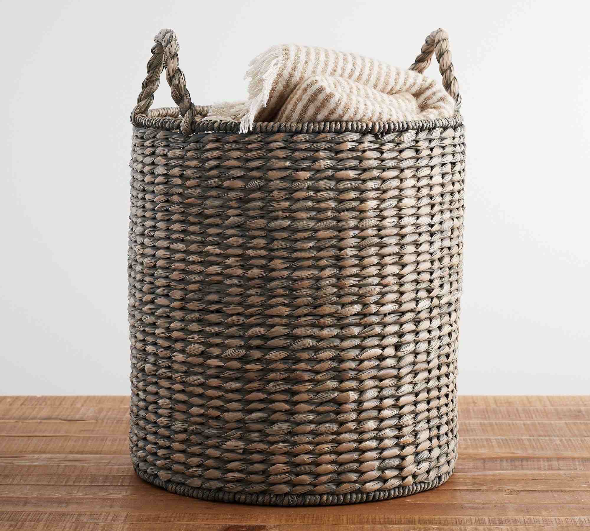 Charleston Handwoven Seagrass Tote Basket