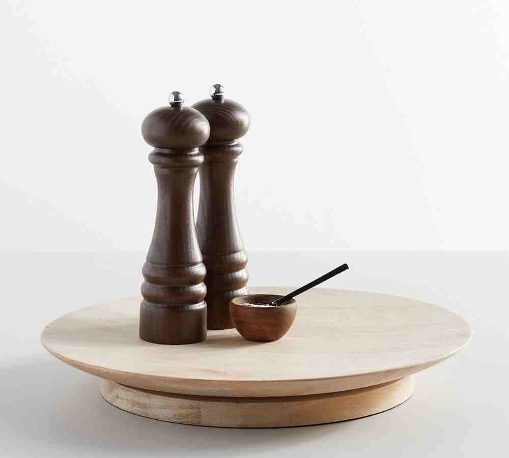 Chateau Handcrafted Wood Lazy Susan