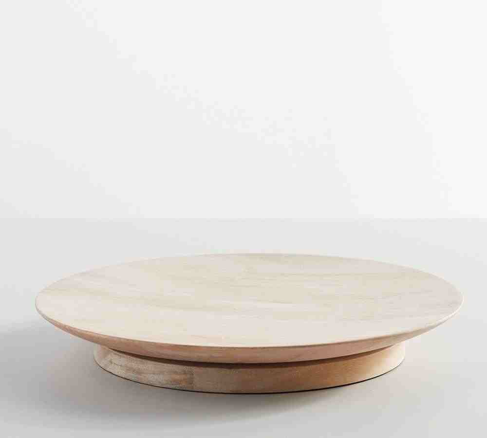 Chateau Handcrafted Wood Lazy Susan