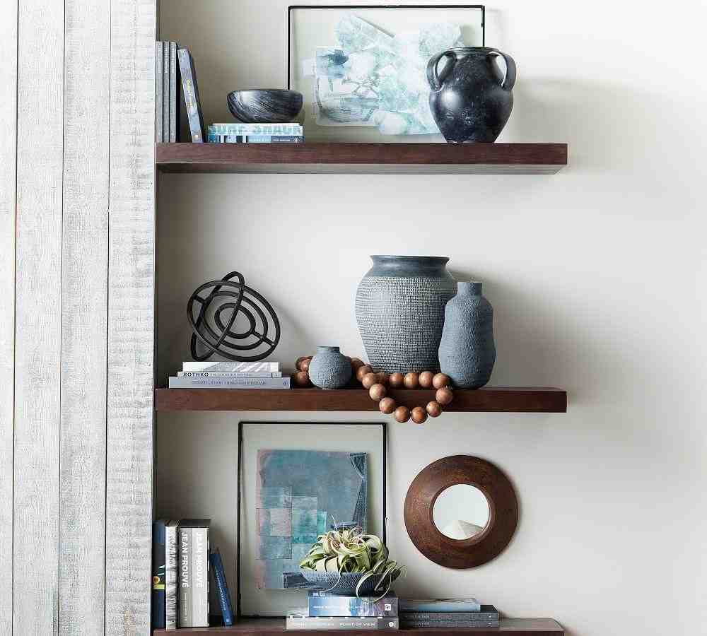 Arvin Wood Mirror, 14" Round