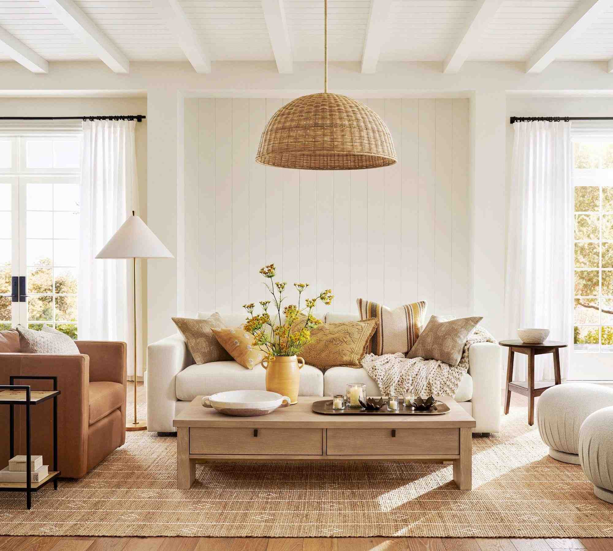 Modern Farmhouse Rectangular Coffee Table