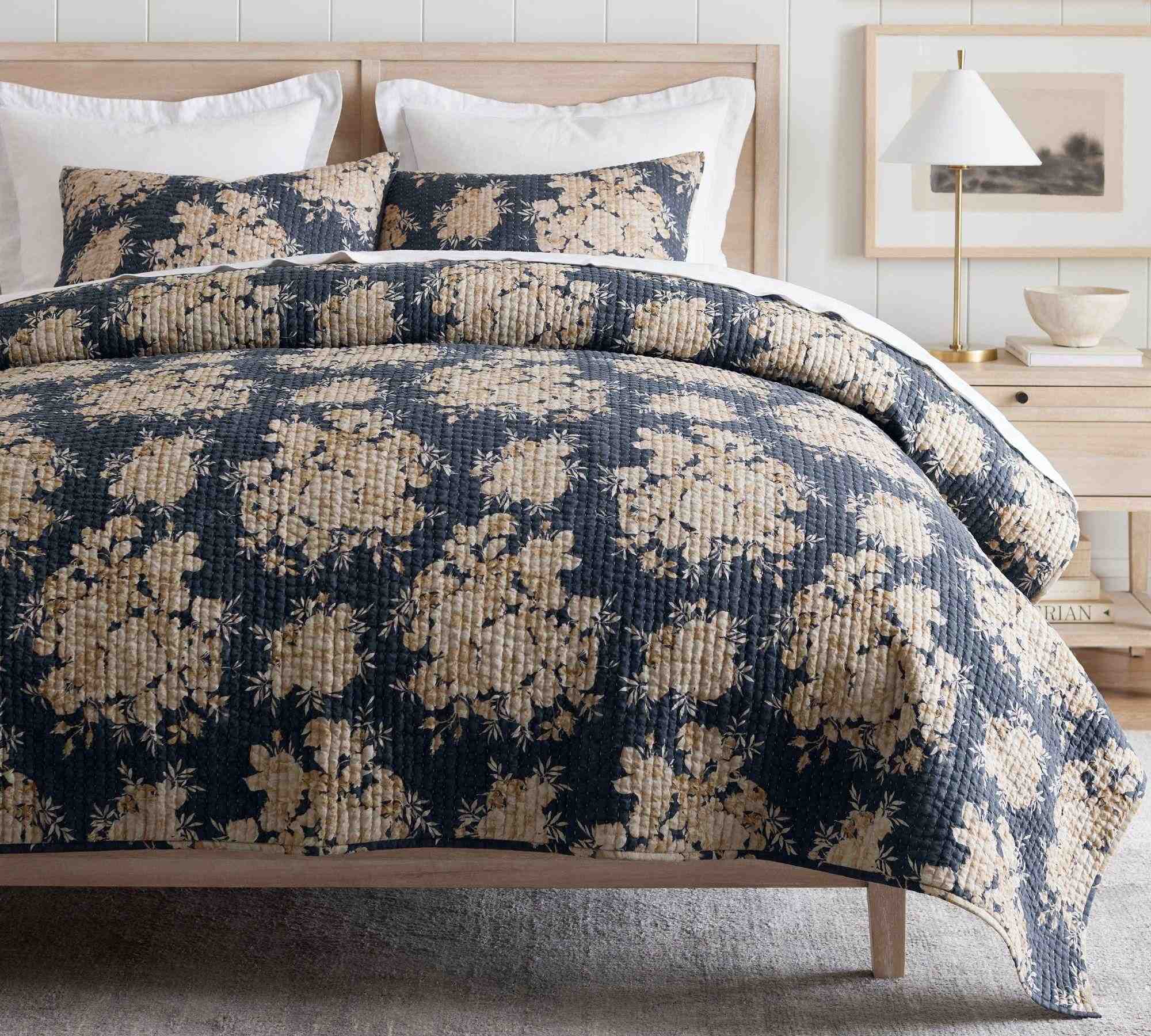 Juliette Toile Handcrafted Reversible Pick-Stitch Quilted Sham