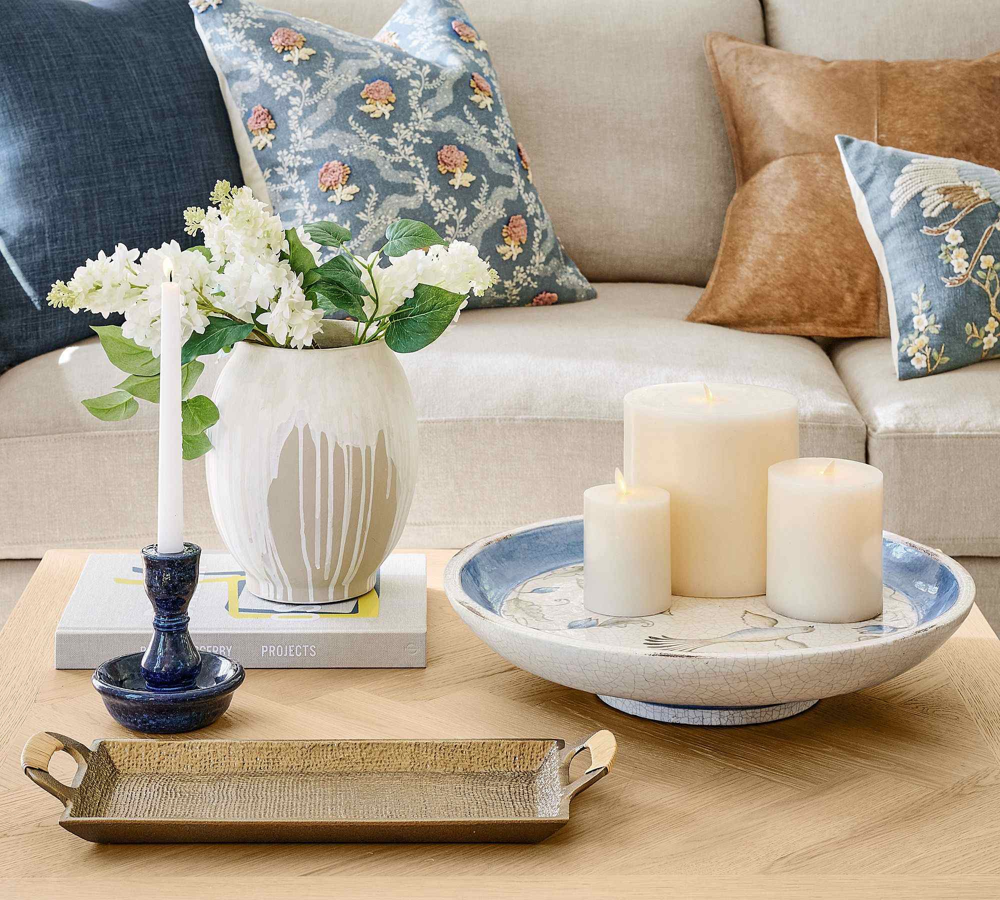 Pottery Barn | Handcrafted Bird Print Ceramic Collection