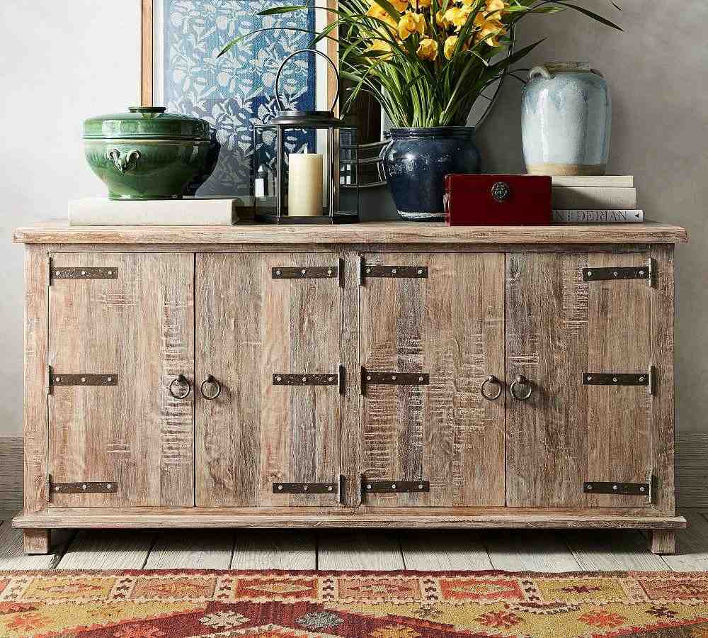 Kaplan 72Inches Reclaimed Wood Media Console