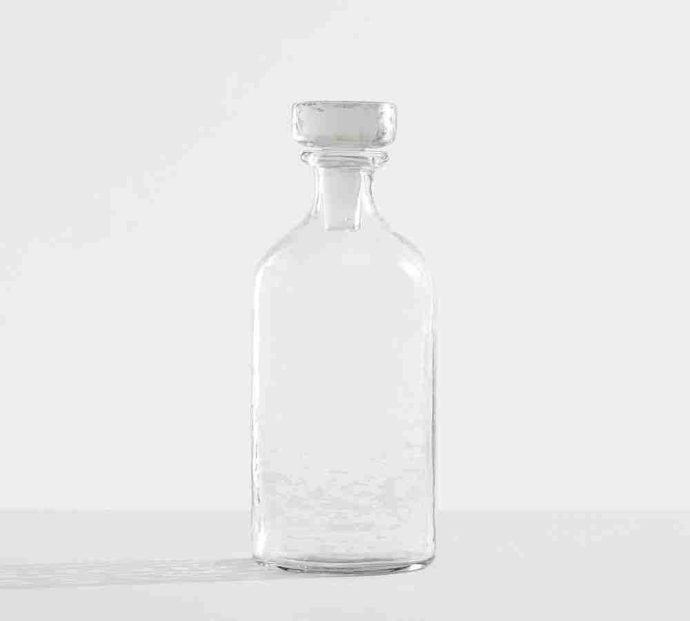 Hammered Glass Liquor Decanter