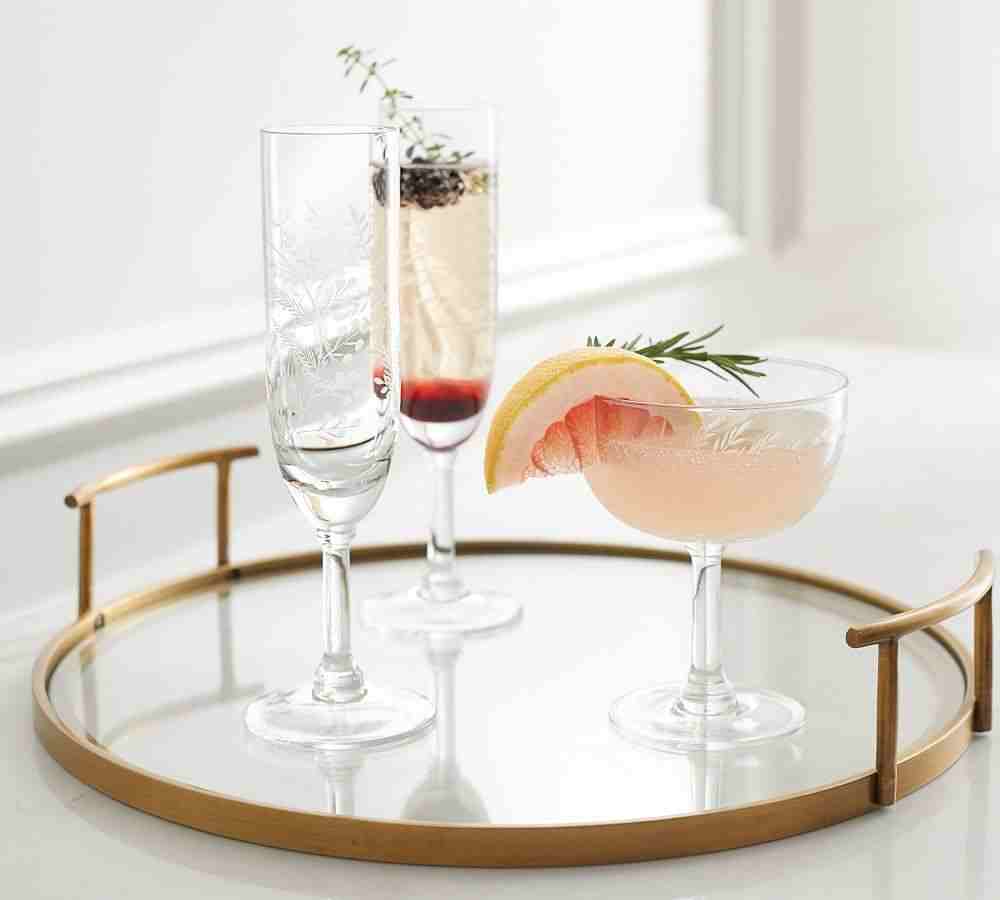 Bleecker Glass Bar Tray