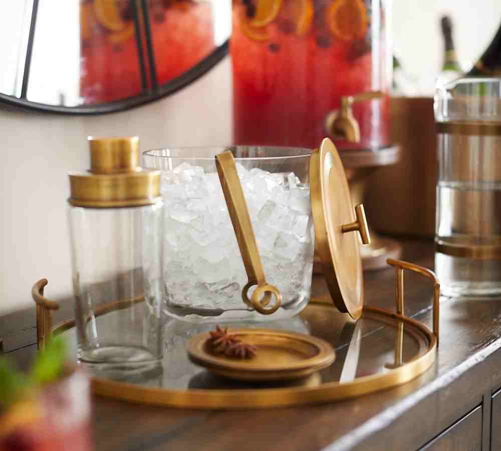 Bleecker Glass Bar Tray