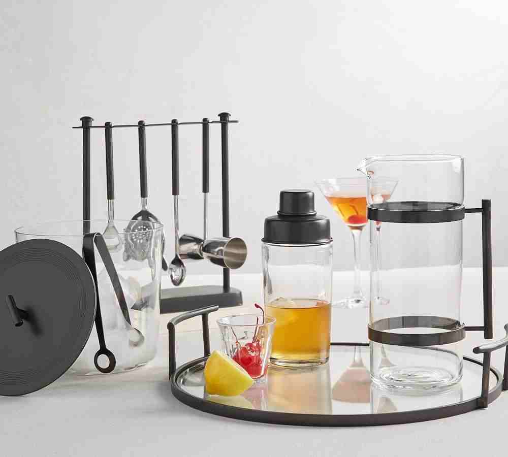 Bleecker Glass Bar Tray