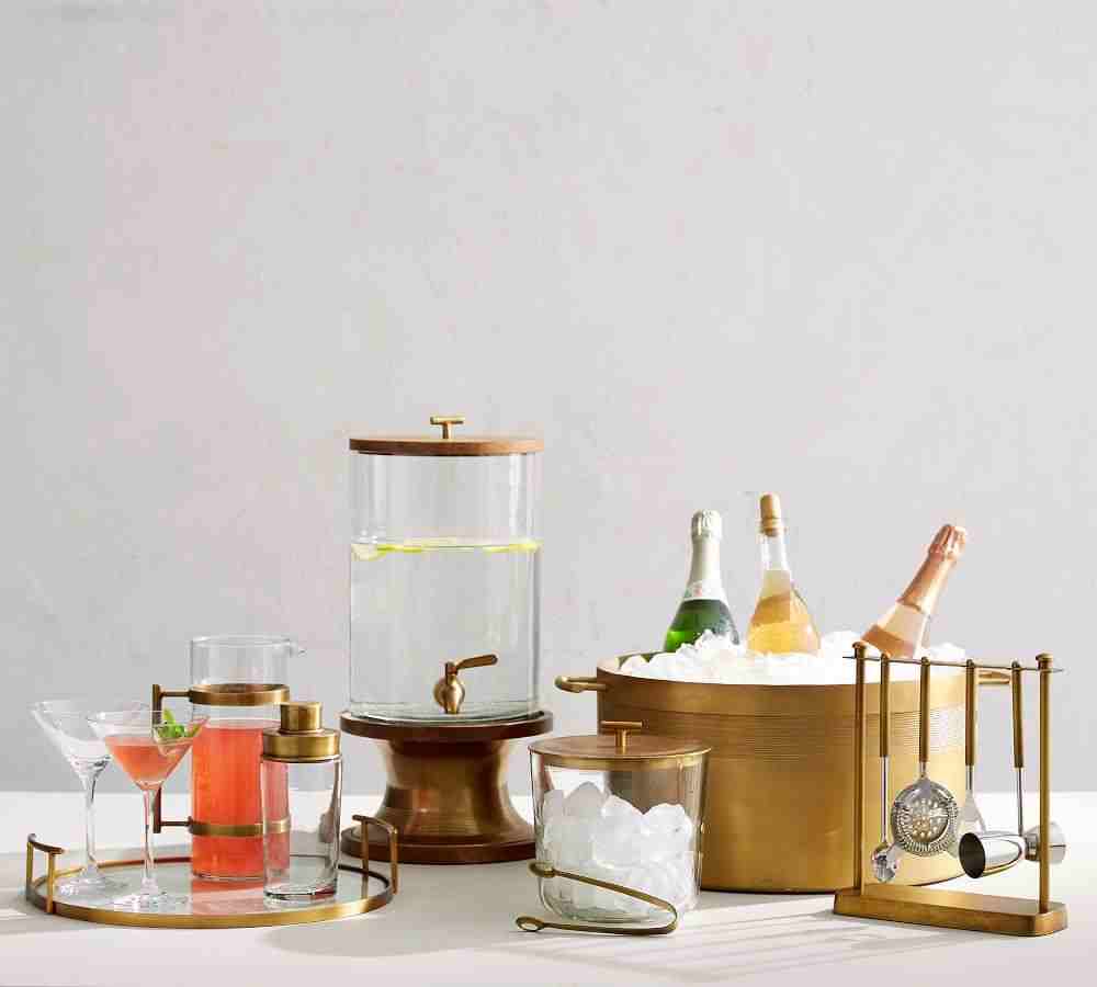 Bleecker Glass Bar Tray