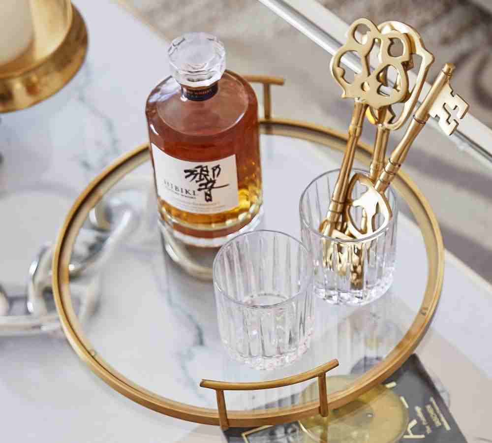 Bleecker Glass Bar Tray